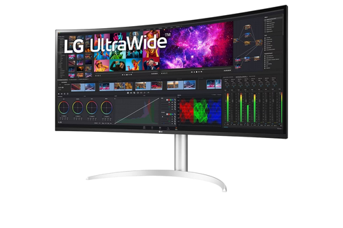 Монитор, LG 40WP95CP-W, 39.7" 21:9 Curved UltraWide 5K2K Nano IPS AG, 5ms, 300 cd/m2, 1000:1, Mega DFC, 5120x2160, DCI-P3 98%, HDR 10, AMD FreeSync, USB 3.0, Thunderbolt 4, USB Type-C, HDMI, DisplayPort, 2x5W, PBP, Tilt, Height, Swivel, Tiltan - image 1