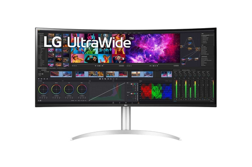 Монитор, LG 40WP95CP-W, 39.7" 21:9 Curved UltraWide 5K2K Nano IPS AG, 5ms, 300 cd/m2, 1000:1, Mega DFC, 5120x2160, DCI-P3 98%, HDR 10, AMD FreeSync, USB 3.0, Thunderbolt 4, USB Type-C, HDMI, DisplayPort, 2x5W, PBP, Tilt, Height, Swivel, Tiltan