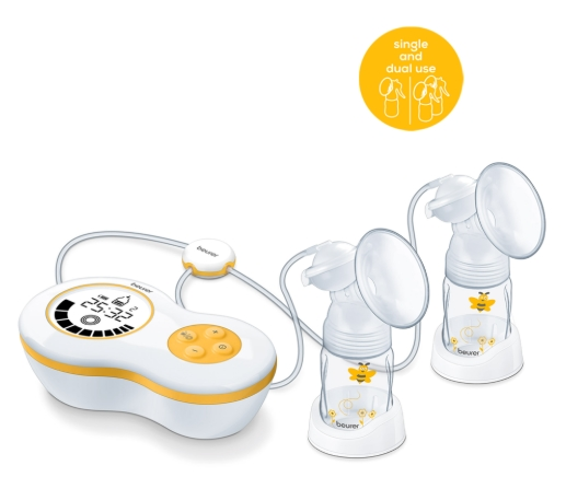 Помпа за кърма, Beurer BY 70 Dual electric dual breast pump + BY 11 Dog clinical thermometer