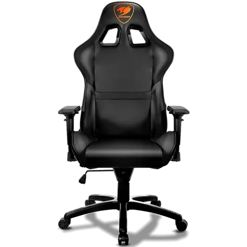 COUGAR Armor Gaming Chair Black, Piston Lift Height Adjustment,180º Reclining,Adjustable Tilting Resistance,3D Adjustable Arm Rest,Full Steel Frame,Ultimate Quality: Class 4 Gas Lift Cylinder - image 1