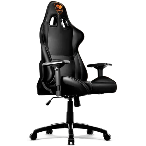 COUGAR Armor Gaming Chair Black, Piston Lift Height Adjustment,180º Reclining,Adjustable Tilting Resistance,3D Adjustable Arm Rest,Full Steel Frame,Ultimate Quality: Class 4 Gas Lift Cylinder - image 2