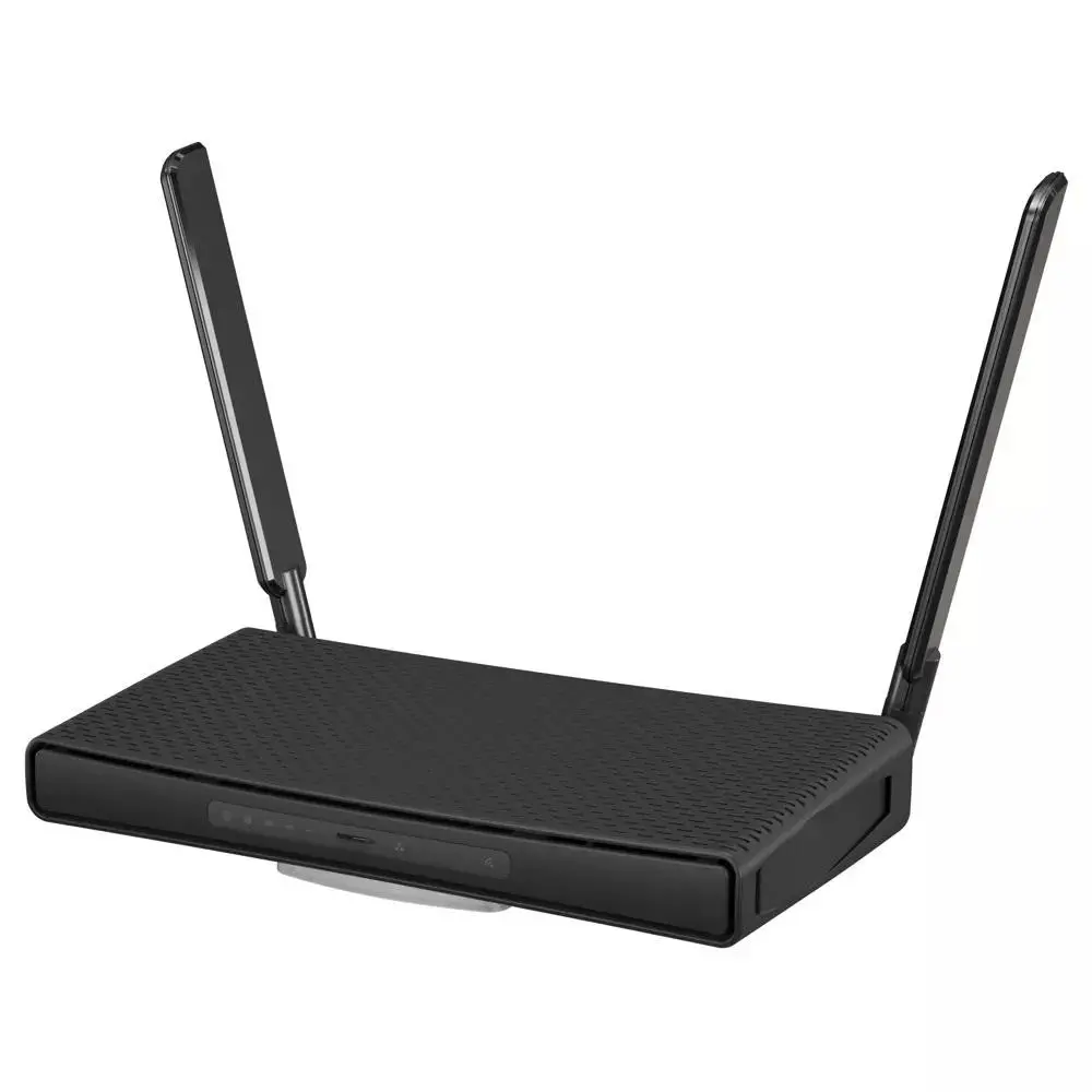 Router MikroTik hAP ax3, 2.4/5 GHz, 574 - 1200 Mbps, 1x PoE-out, Μαύρο