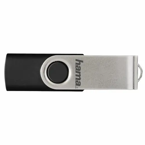 Memorie USB HAMA Rotate, 64GB, 10 MB/s, Negru - 2