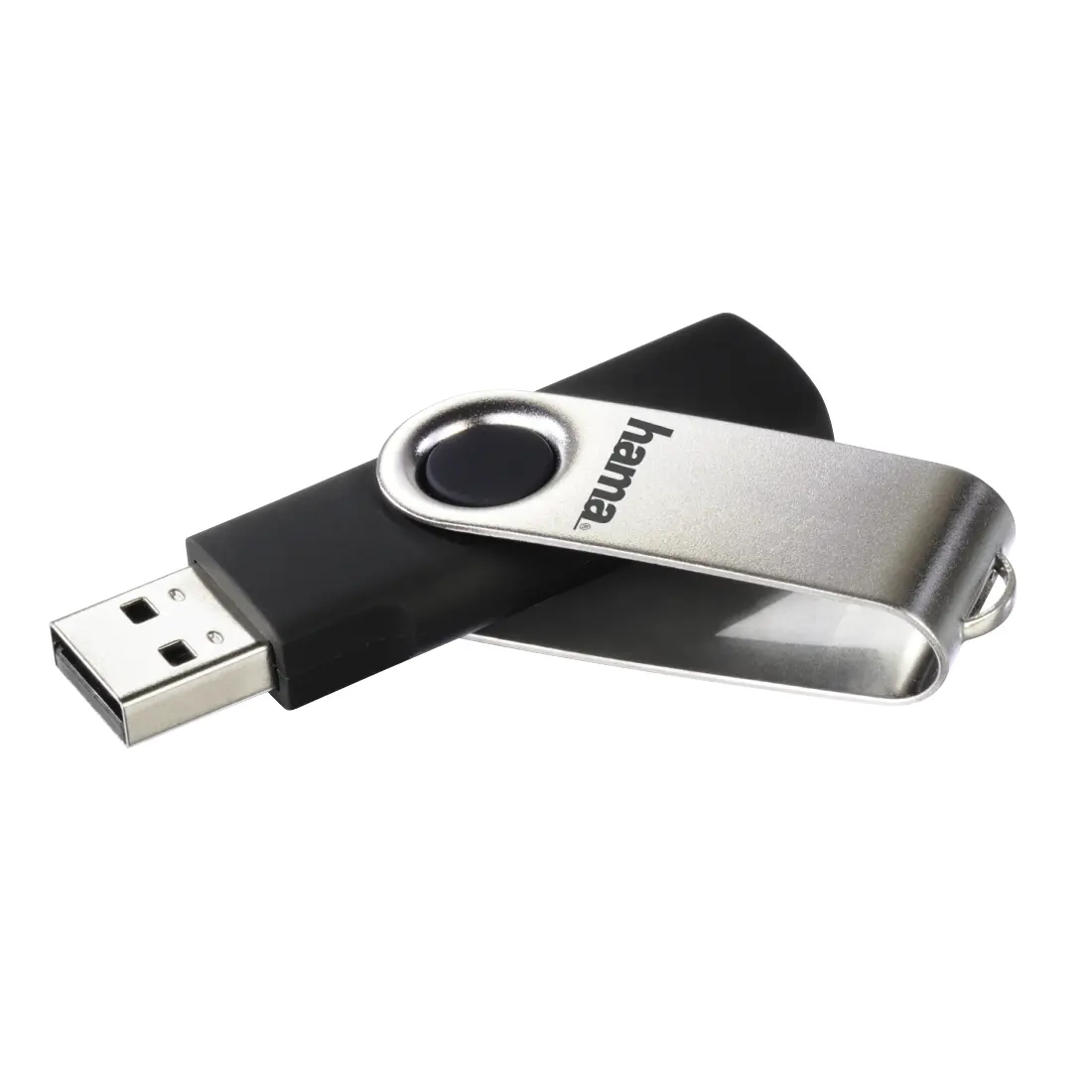 USB памет HAMA Rotate, 64GB, 10 MB/s, Черен - image 2