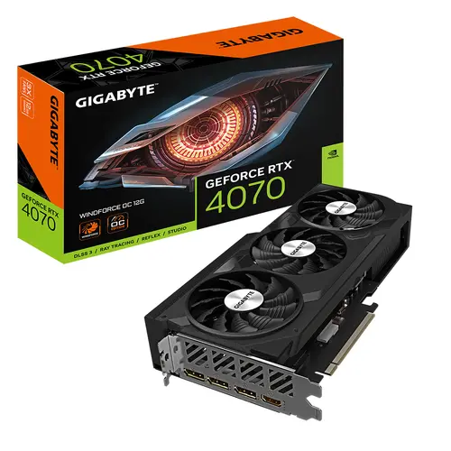 Видео карта GIGABYTE RTX 4070 WINDFORCE OC 12GB GDDR6X - image 7