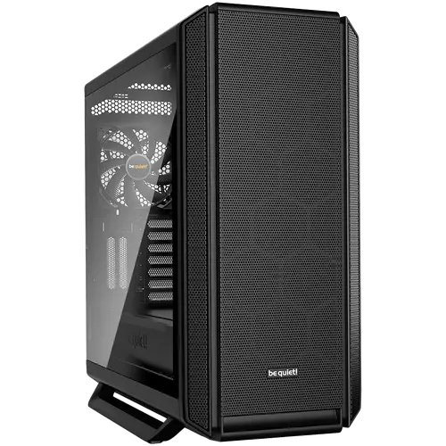 be quiet! SILENT BASE 802 Window Black, E-ATX/ATX/M-ATX/Mini-ITX, 3x Pure Wings 2 140mm, 4-step fan controller with PWM Hub, 2x USB 3.2 Gen. 1, 1x USB 3.2 Gen. 2 Type C, Mic + Audio, Interchangeable top cover and front panel, 3Y warranty