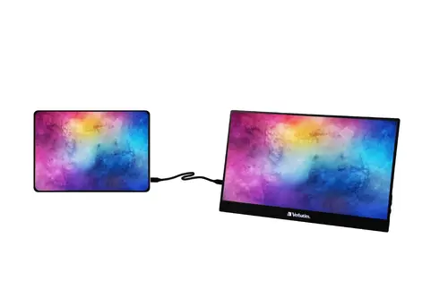 Monitor, Verbatim PM-14 Portable Monitor 14" Full HD 1080p - 3