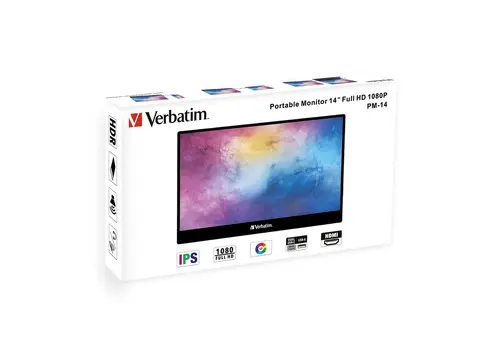 Монитор, Verbatim PM-14 Portable Monitor 14" Full HD 1080p - image 5