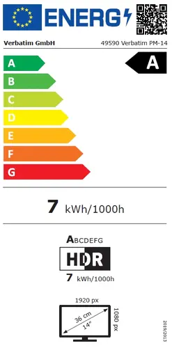 Монитор, Verbatim PM-14 Portable Monitor 14" Full HD 1080p - image 6