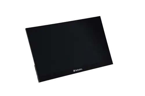 Monitor, Verbatim PMT-17 Portable Touchscreen Monitor 17.3" Full HD 1080p Metal Housing - 2