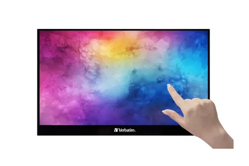 Οθόνη, Verbatim PMT-17 Portable Touchscreen Monitor 17.3" Full HD 1080p Metal Housing - 1