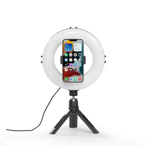Статив Hama "SpotLight Smart 80 II", LED светлина, За смартфон и таблет - image 3