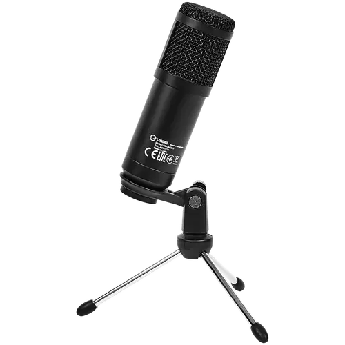 LORGAR Soner 313, Gaming Microphones, Black, USB condenser microphone with Volume Knob & Echo Kob, including 1x Microphone, 1 x 2.5M USB Cable, 1 x Tripod Stand, 1 x User Manual, body size: Φ47.4*158.2*48.1mm, weight: 243.0g - image 3