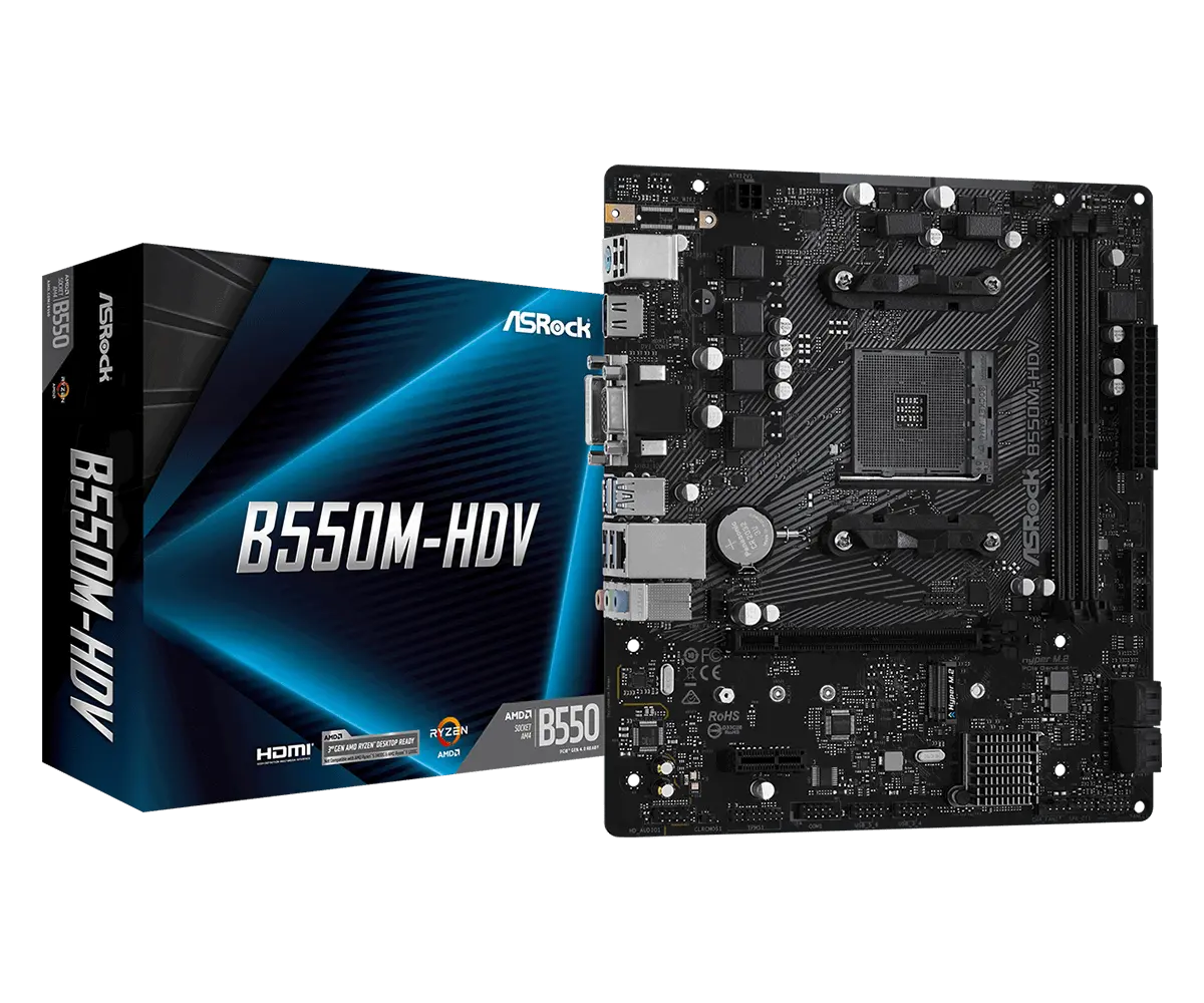 Μητρική πλακέτα, ASROCK B550M-HDV /AM4