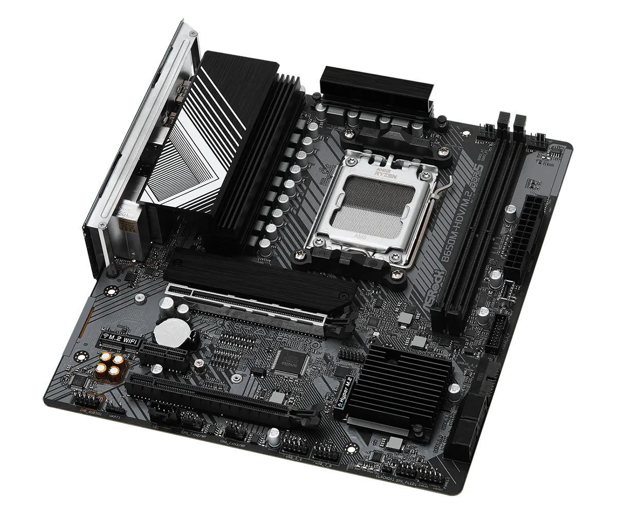 Дънна платка, ASROCK B650M-HDV/M.2 /AM5 - image 2