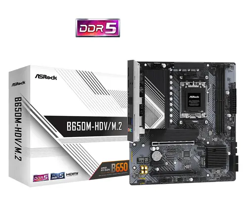 Дънна платка, ASROCK B650M-HDV/M.2 /AM5 - image 3