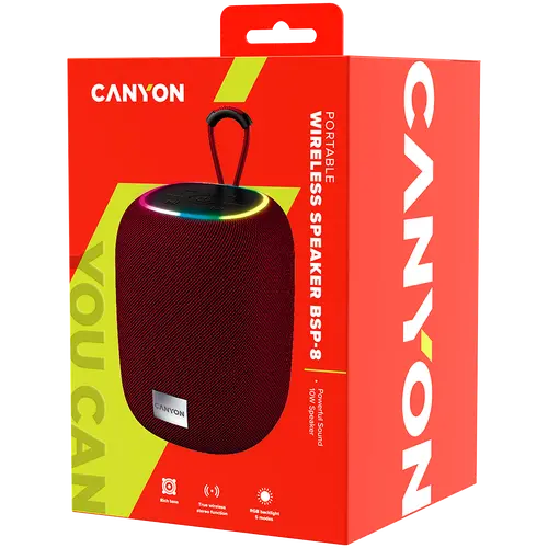 CANYON boxă BSP-8 10W Roșu - 4