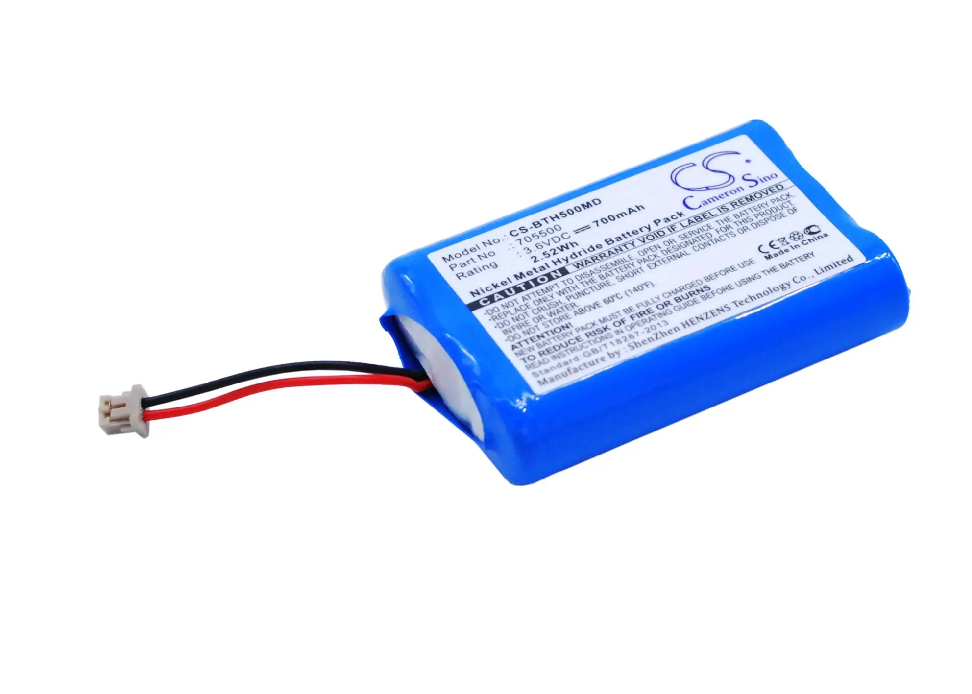 Μπαταρία ηλεκτρονικών πιπετών Cameron Sino Transferpette 705500 Ni-MH 3,6V 700mAh - image 1