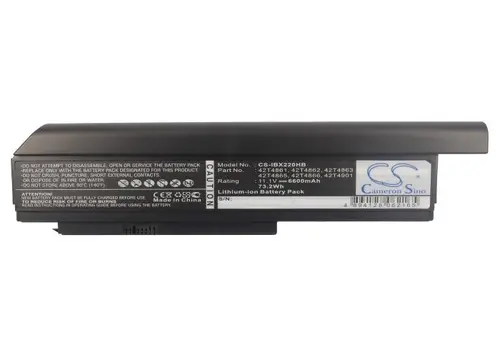 Baterie pentru laptop LENOVO Thinkpad X220, X230 42T4862 11,1V 6600mAh CAMERON SINO - 1