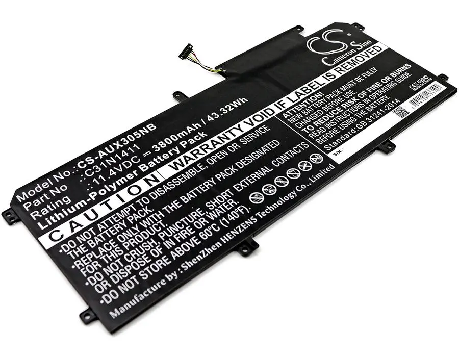 Baterie laptop C31N1411, Asus ZenBook UX305C, UX305CA, UX305F, UX305FA, 11.4V, 3800 mAh CAMERON SINO - image 2