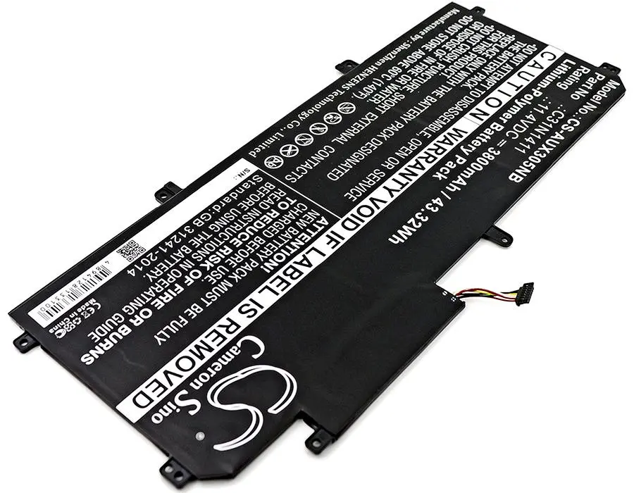 Μπαταρία laptop C31N1411, Asus ZenBook UX305C, UX305CA, UX305F, UX305FA, 11.4V, 3800 mAh CAMERON SINO - image 3