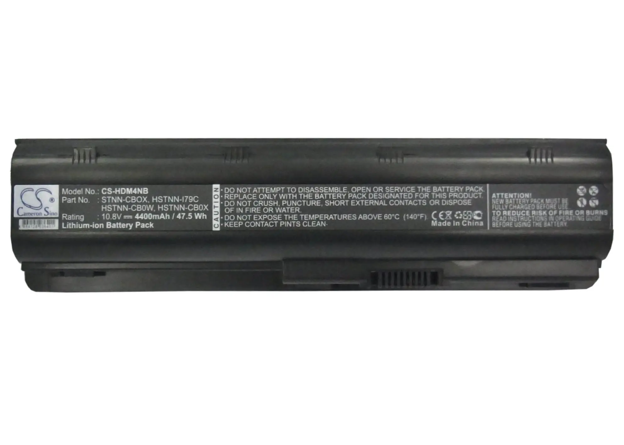 Батерия за лаптоп HP G32/G42/G62/G72 Presario CQ31/CQ42 CB0W / DB0W 10.8V, 4400mAh, Черен CAMERON SINO