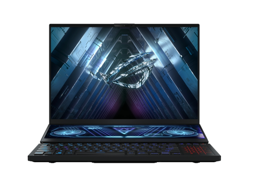 Лаптоп, Asus ROG Zephyrus Duo 16 GX650PZ-NM014X,AMD Ryzen 9 7945HX  (16-core/32-thread, 64MB L3 cache, up to 5.4 GHz max boost), 16"WQXGA (2560 x 1600,16:10)165Hz, 32GB DDR5 4800Mhz(2*16),PCIE NVME 1TB M.2 SSD, RTX 4080 12GB GDDR6,WiFi 6e,RGB Kbd, Windows 11 Pro