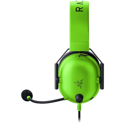 Razer BlackShark V2 X - Green, 12 Hz – 28 KHz Frequency Response, 32 Ω (1 kHz) Impedance, Razer TriForce Driver, Breathable memory foam, Advanced passive noise cancellation, Analog 3.5 mm Connection, 100 Hz – 10 kHz Microphone Frequency, 1.3 m - image 1