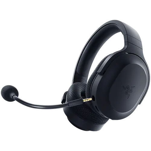 Razer Barracuda X Black Wireless Multi-platform Gaming and Mobile Headset, Razer TriForce 40mm Drivers, Detachable HyperClear Cardioid Mic, Ultra-soft FlowKnit mem foam, 7.1 audio, 50hrs, Dual Wireless, Type-C, Compatible PC, PlaySt, MD, Android, iOs