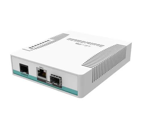 Cloud Router суич Mikrotik CRS106-1C-5S, 1xGigabit LAN, 5xSFP cages - image 1