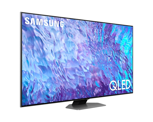 Телевизор, Samsung 50" 50Q80C 4K QLED , SMART, Bluetooth, 4xHDMI, 2xUSB, Frameless, Carbon Silver - image 2