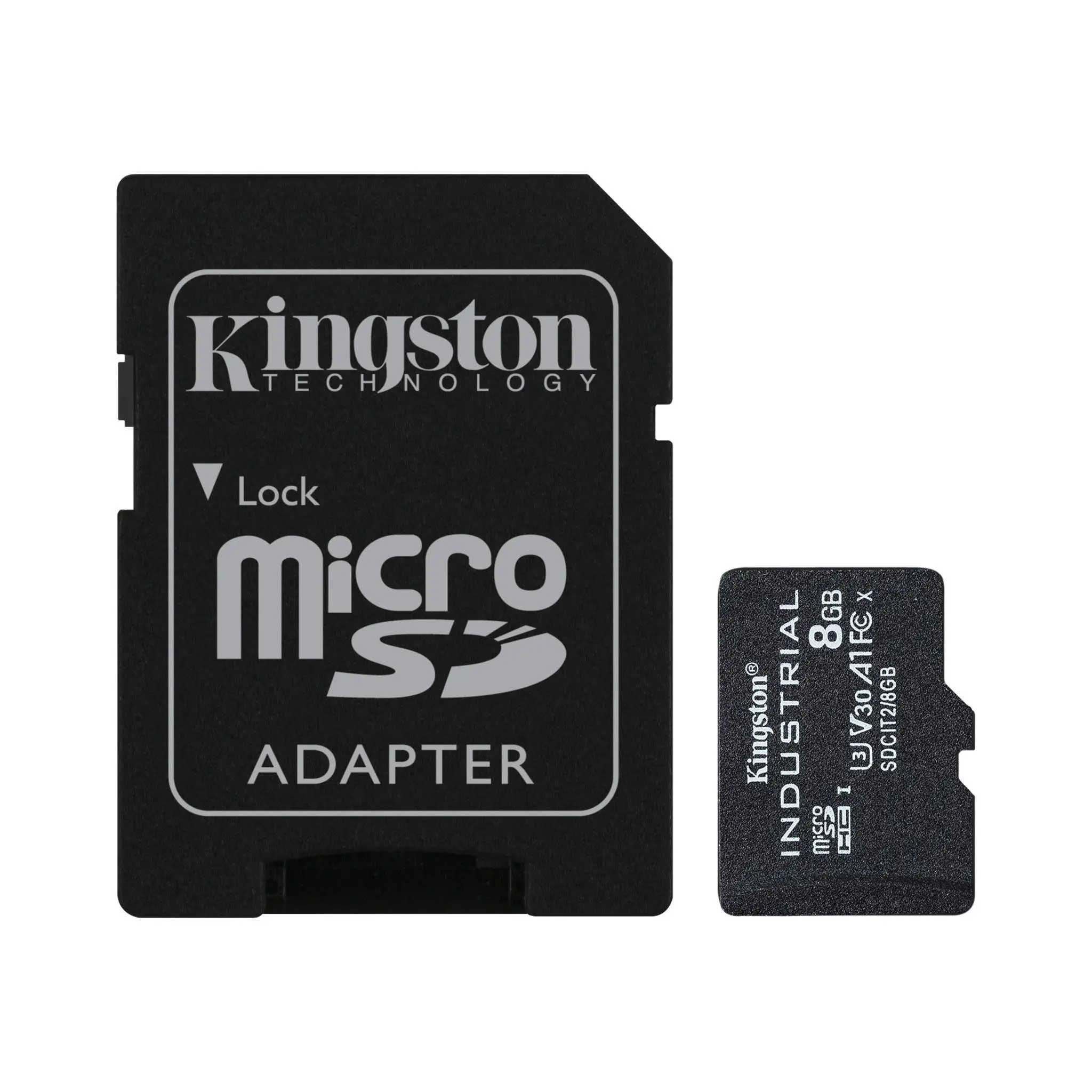 Card de memorie Kingston Industrial microSDHC/SDXC 8GB, Class 10 - image 1
