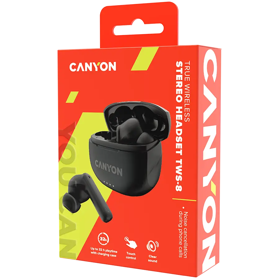 CANYON headset TWS-8 ENC Black - image 4