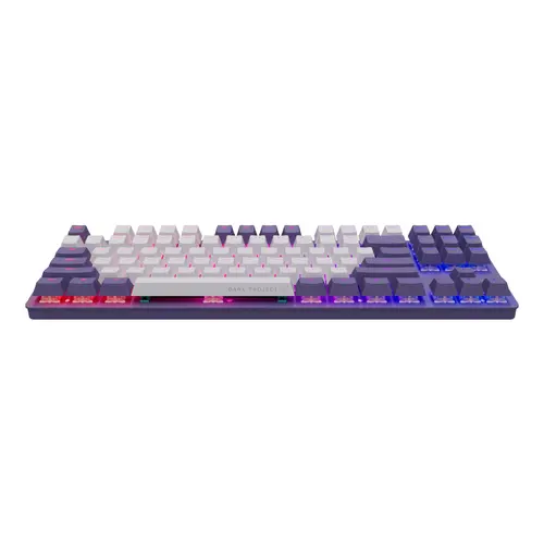 Геймърскa механична клавиатура Dark Project KD87A Violet - G3MS Sapphire Switches, RGB, PBT Keycaps - image 2
