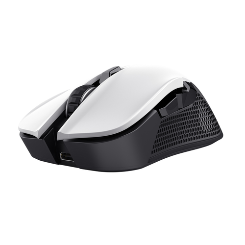 Мишка, TRUST GXT 923 Ybar Wireless RGB Gaming Mouse White