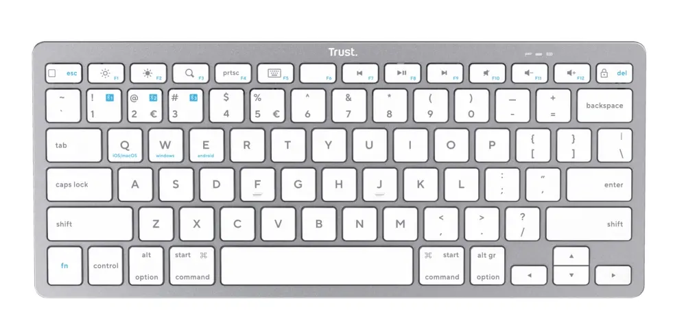 Клавиатура, TRUST Basics Bluetooth Keyboard US - image 2