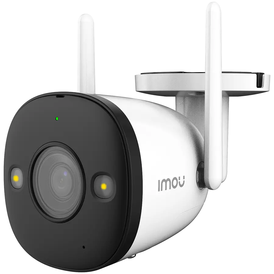 Imou Bullet 2, full color night vision Wi-Fi IP camera, 4MP, 1/2.7" progressive CMOS, H.265/H.264, 25fps@1440, 2.8mm lens, field of view: 104°, IR up to 30m, 16xDigital Zoom, 1xRJ45, Micro SD up to 256GB, Built-in Mic&Speaker, Motion Detection, IP67 - image 1