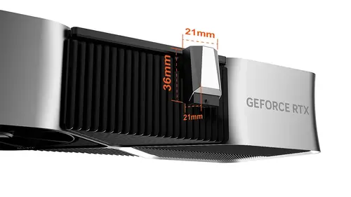 CableMod 12VHPWR 90 Degree Angled Adapter - Variant A Orange - image 4