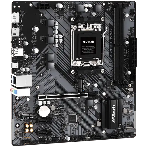 ASROCK MB Desktop A620M-HDV/M2, AM5, 2x DDR5, 1x PCIe 4.0 x16, 2x PCIe 3.0 x1, 1x Hyper M.2(PCIe Gen4x4), 2x SATA3 6.0 Gb/s, 1x HDMI, 1x DisplayPort, 1x Gbit LAN, 5x USB 3.2, 6x USB 2.0, 1x USB-C, Micro ATX - image 1
