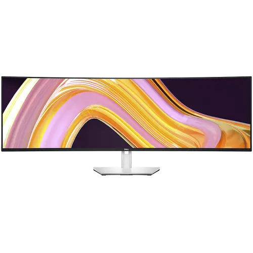 Dell U4924DW Monitor LED UltraSharp 49 Curved, 49", 5K Dual QHD (5120x1440) 60Hz, 32:9, Anti-glare, 3H Hard Coating, ComfortView, IPS Black, 350 cd/m2, 2000:1, 178/178, 5ms/8ms, 2xHDMI, DP, USB-C 3.2 Gen 2, Audio line-out, Height, Swivel, Tilt, 3Y
