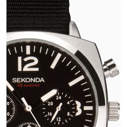 Мъжки аналогов часовник Sekonda Airborne Chronograph - S-1989.00 - image 1