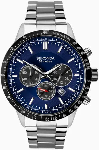 Мъжки аналогов часовник Sekonda Chronograph - S-1970.00 - 1