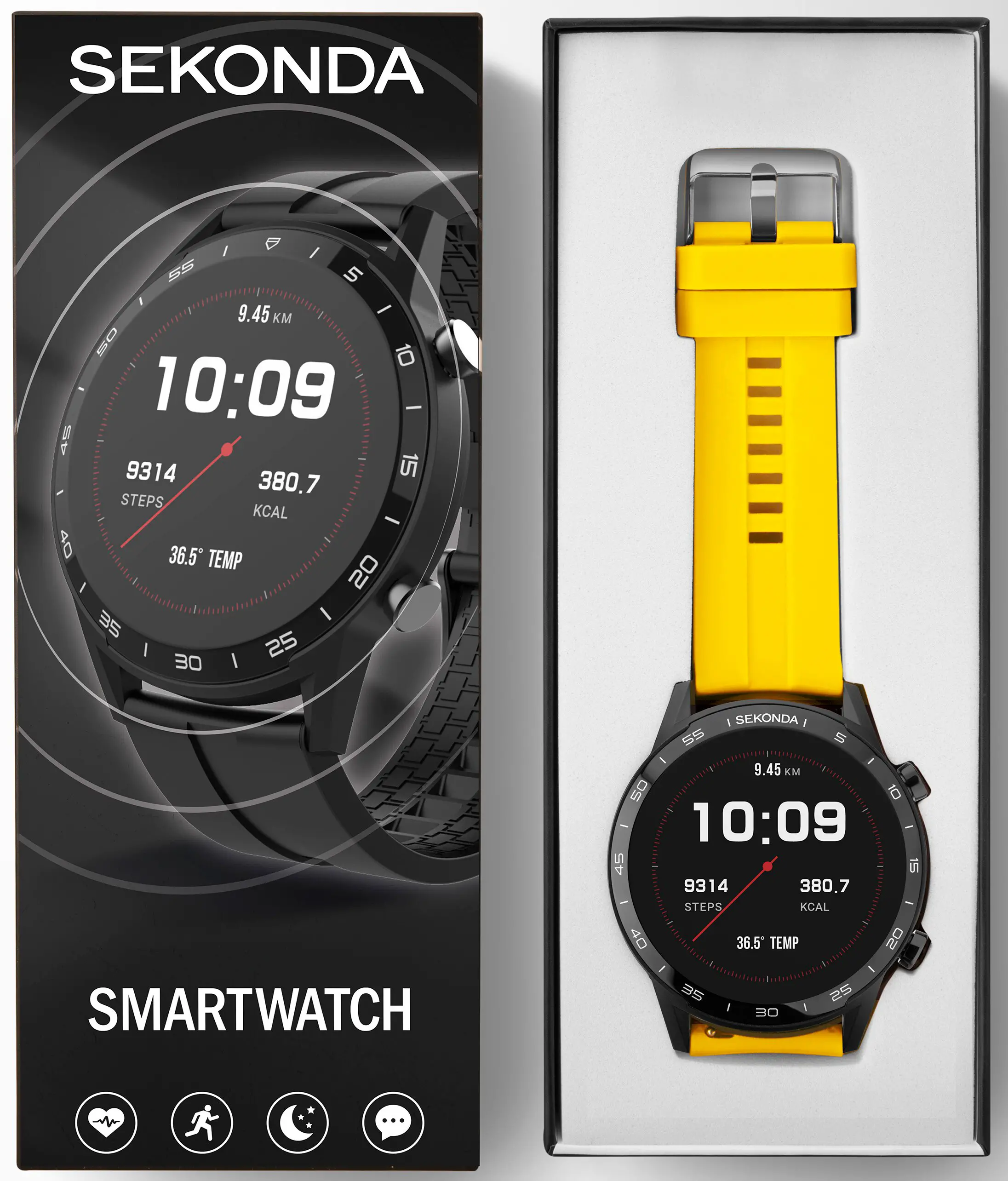 Ανδρικό smartwatch Sekonda Active - S-1994.00 - image 1