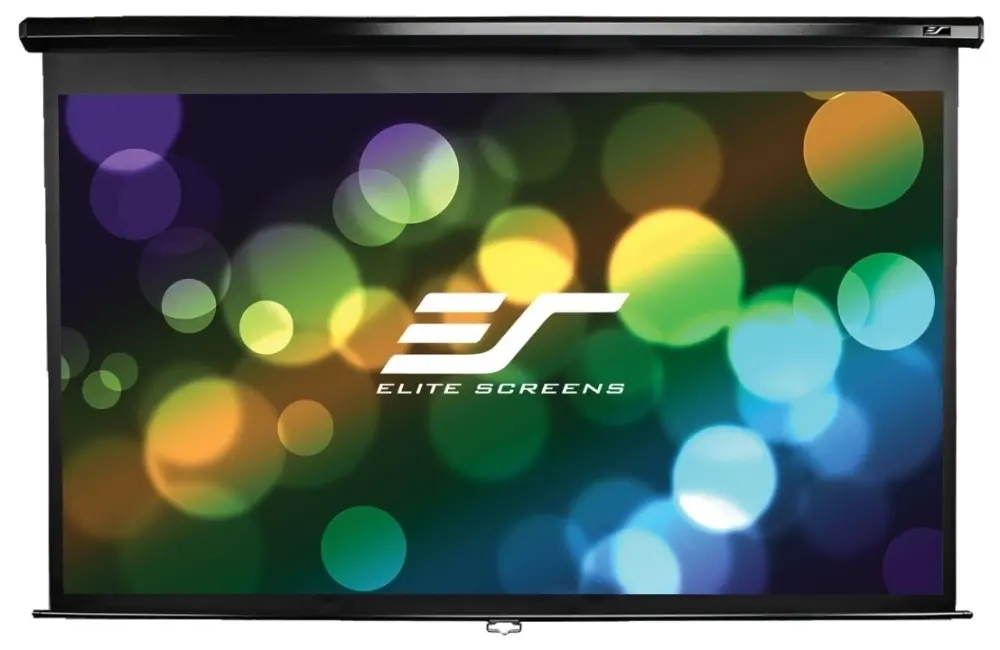 Екран, Elite Screen M84UWH Manual, 84" (16:9), 185.4 x 104.1 cm, Black