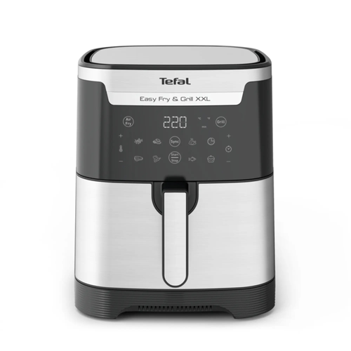 Уред за здравословно готвене, Tefal EY801D15, Easy Fry XXL Flexcook, 2in1 silver, 6.5L (8 portions) / 1.5kg, dual zones, perfect searing, 8 automatic programs - image 1