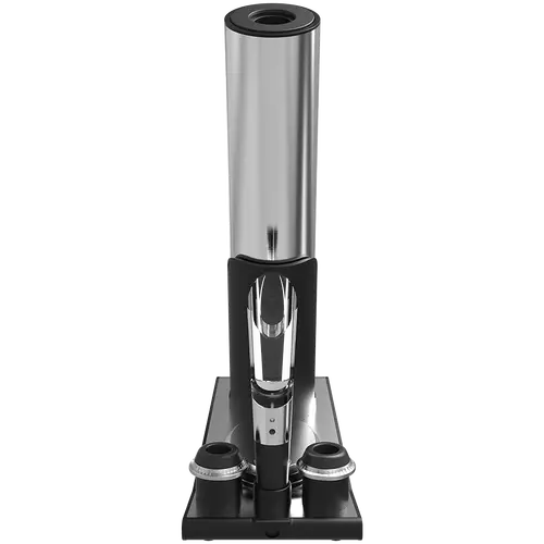 Prestigio Garda, smart wine opener, simple operation with 2 buttons, aerator, vacuum stopper preserver, foil cutter, opens up to 50 bottles wihout recharging, premium design, 500mAh battery, Dimensions D 17mm* H 290mm* W100 mm, silver color. - image 8