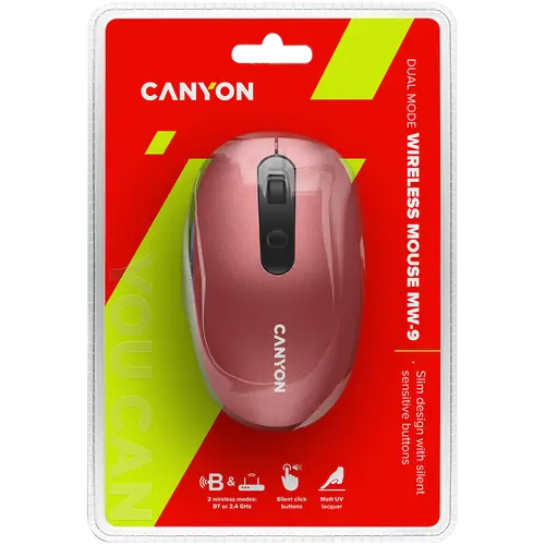 CANYON mouse MW-9 Dual-mode Wireless Red - image 4