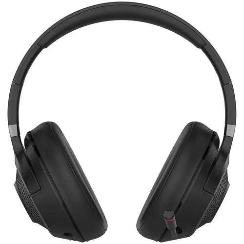 LORGAR Noah 501, gaming bluetooth headset with microphone, BT 5.3 JL7006, battery 1000mAh, type-C charging cable 0.8m, audio cable 1.5m, size:195*185*80mm, 0.28kg. Black - image 2