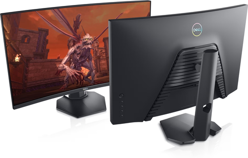 Монитор, Dell S2721HGFA, 27" Full HD Curved AG, VA, 1ms (MPRT), 4 ms, 3000:1, 350 cd/m2, 1920x1080, 144Hz, NVIDIA G-SYNC, AMD FreeSync, HDMI, DP, Headphone-out, Height Adjustable, Tilt, Black - image 1