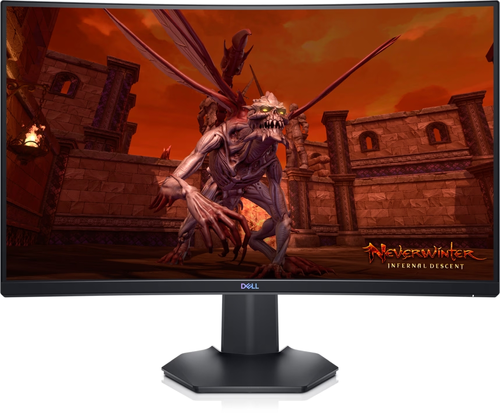 Монитор, Dell S2721HGFA, 27" Full HD Curved AG, VA, 1ms (MPRT), 4 ms, 3000:1, 350 cd/m2, 1920x1080, 144Hz, NVIDIA G-SYNC, AMD FreeSync, HDMI, DP, Headphone-out, Height Adjustable, Tilt, Black